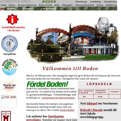 Boden Bild startsida 2000