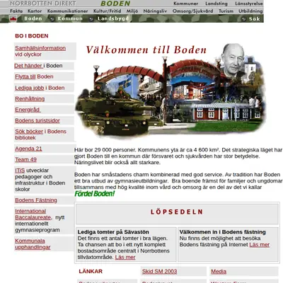 Boden Bild startsida 2002