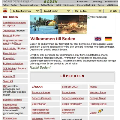 Boden Bild startsida 2003