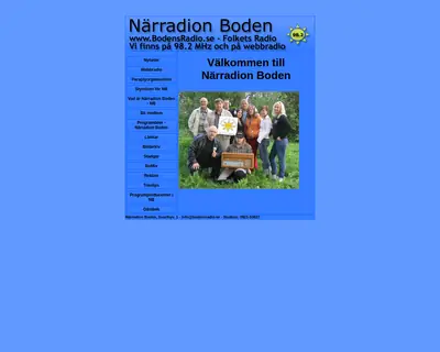 www.bodensradio.se startsida 2007