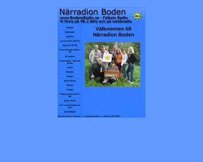 www.bodensradio.se startsida 2008