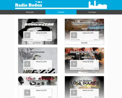 www.bodensradio.se startsida 2019
