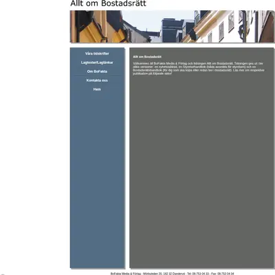 Allt om Bostadsrätt startsida 2007