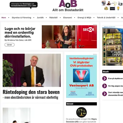Allt om Bostadsrätt startsida 2024