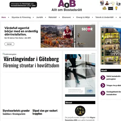 Allt om Bostadsrätt startsida 2025