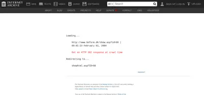 Boform startsida 2004