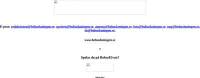 Bohusläningen startsida 1999