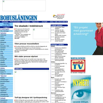 Bohusläningen startsida 2007