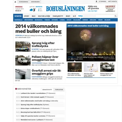 Bohusläningen startsida 2014