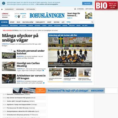 Bohusläningen startsida 2015