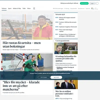 Bohusläningen startsida 2020