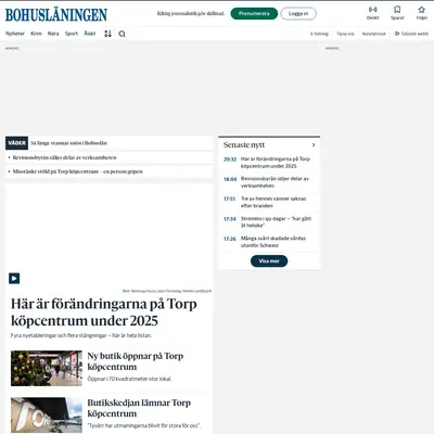 Bohusläningen startsida 2026