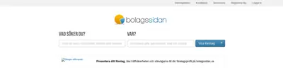 www.bolagsidan.se startsida 2012
