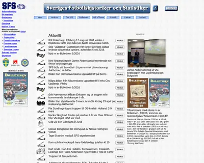 SFS - Bolletinen startsida 2017