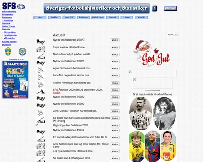 SFS - Bolletinen startsida 2021