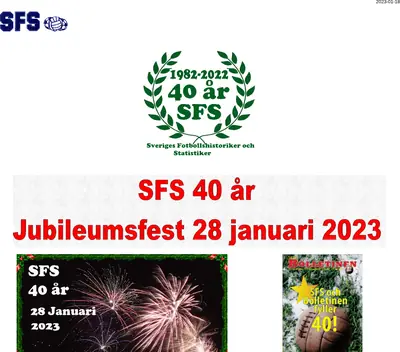SFS - Bolletinen startsida 2023