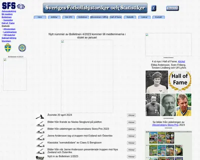 SFS - Bolletinen startsida 2024