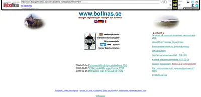 Bollnäs Nytt startsida 2000