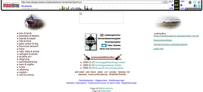Bollnäs Nytt startsida 2001