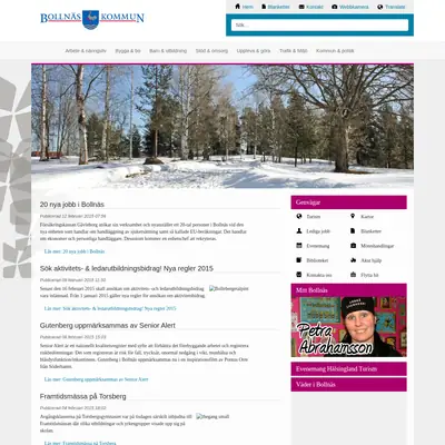 Bollnäs Nytt startsida 2015