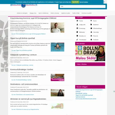 Bollnäs Nytt startsida 2016