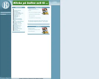 bonniershop.nu startsida 2004