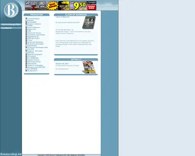 bonniershop.nu startsida 2006