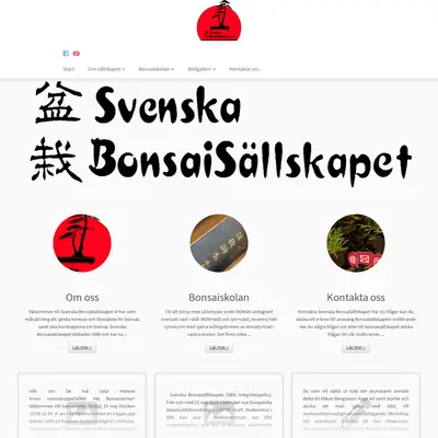 BonsaiBladet startsida 2018