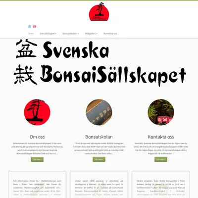 BonsaiBladet startsida 2019