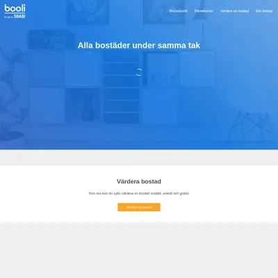 booli.se startsida 2020