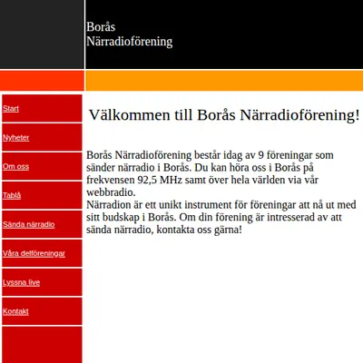 Borås närradio startsida 2014