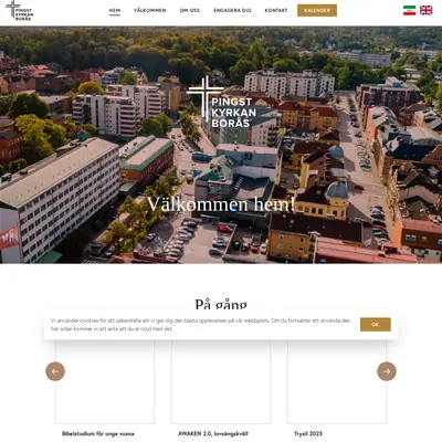 Gudstjänster från Pingstkyrkan i Borås startsida 2023