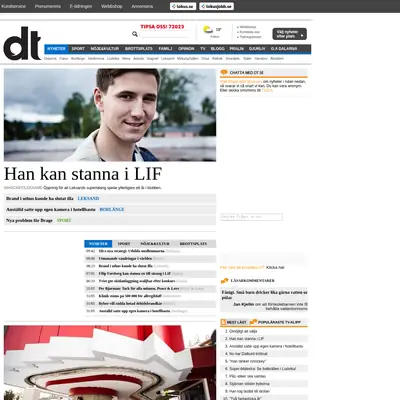 Borlänge Tidning startsida 2013