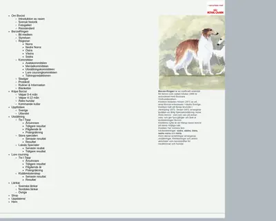 Borzoi startsida 2011