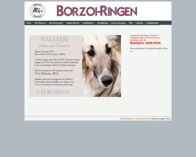 Borzoi startsida 2012