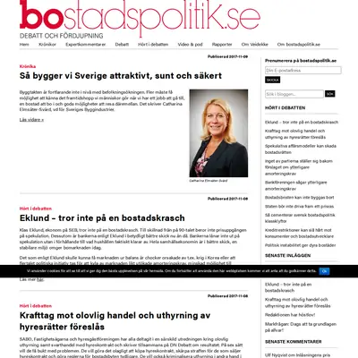 http://www.bostadspolitik.se startsida 2017