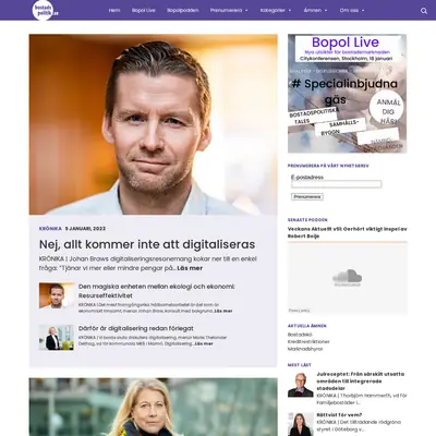 http://www.bostadspolitik.se startsida 2023
