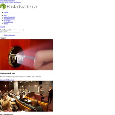 Bostadsrätterna Direkt startsida 2012