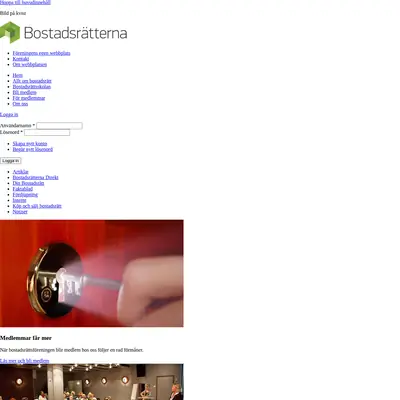 Bostadsrätterna Direkt startsida 2013