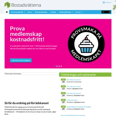 Bostadsrätterna Direkt startsida 2018