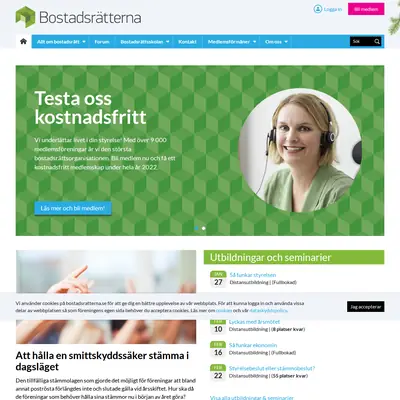 Bostadsrätterna Direkt startsida 2022