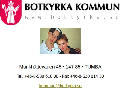 Botkyrka Tidning startsida 2001