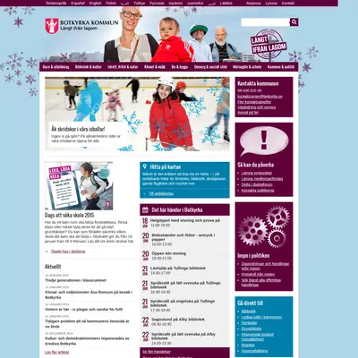 Botkyrka Tidning startsida 2015