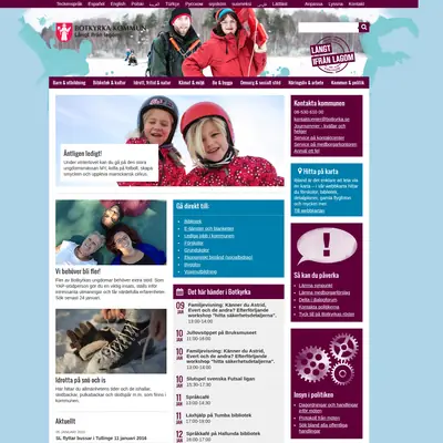 Botkyrka Tidning startsida 2016
