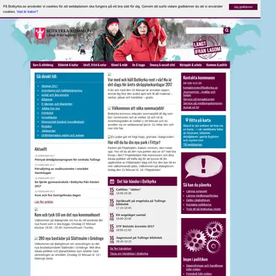 Botkyrka Tidning startsida 2017
