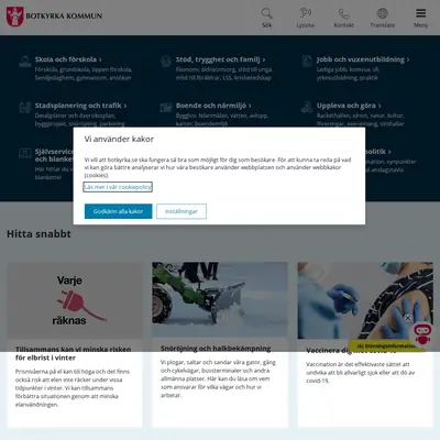 Botkyrka Tidning startsida 2023