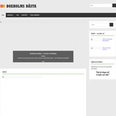 Boxholms bästa startsida 2020