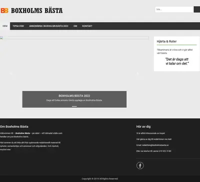 Boxholms bästa startsida 2022