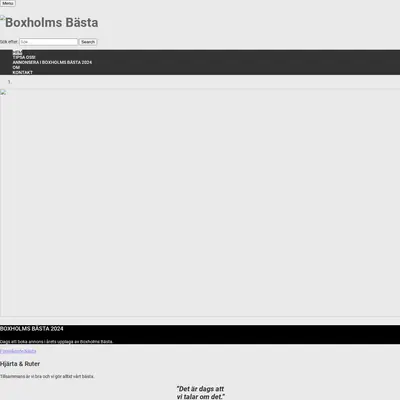 Boxholms bästa startsida 2025