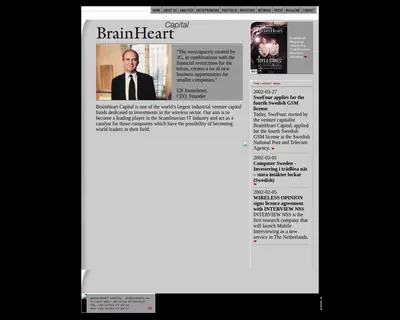 brainheart.com startsida 2002
